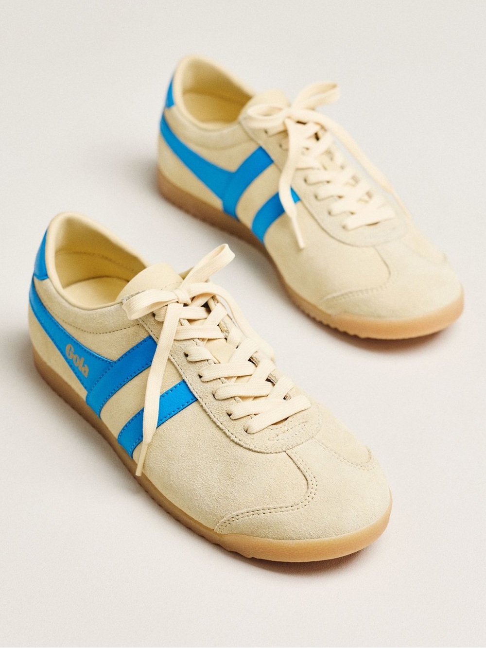New Gola Exclusive Bullet Pure Sneakers Light Yellow Buttermilk